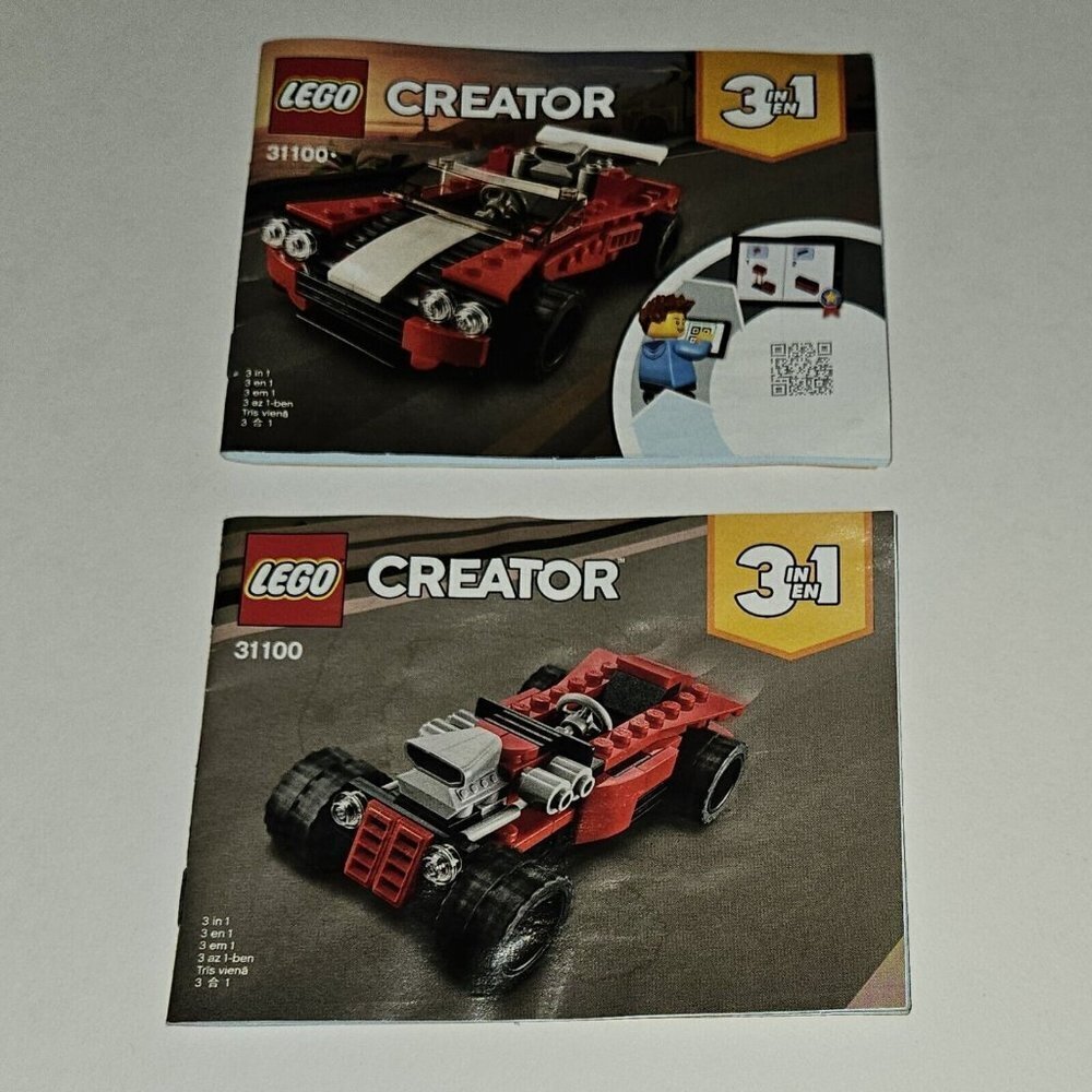 2 Lego Creator 31100 BOOKLETS ONLY Instruction Manual Replacement Lot READ